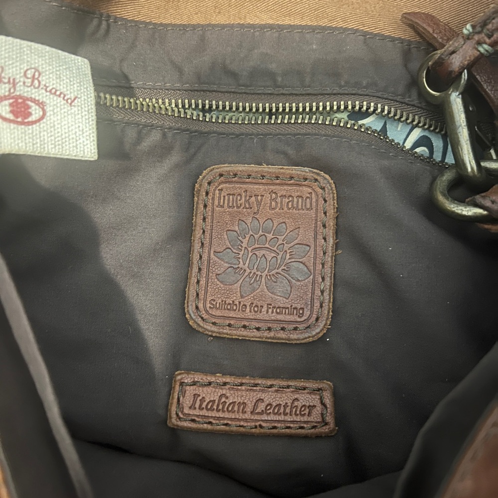 Lucky 🍀 Brand leather crossbody purse